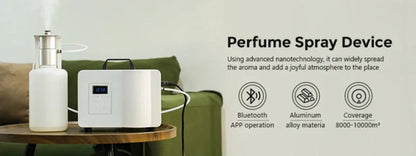 Black Smart Electric Aroma Diffuser 220V with App Control
