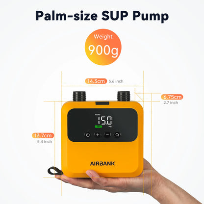Smart Electric Air Pump 20PSI for SUP and Inflatable Boats