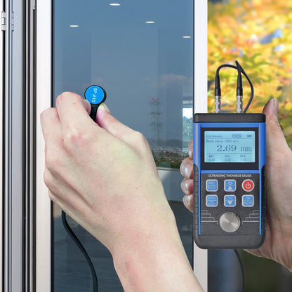 Digital Ultrasonic Thickness Gauge Meter 1–350mm