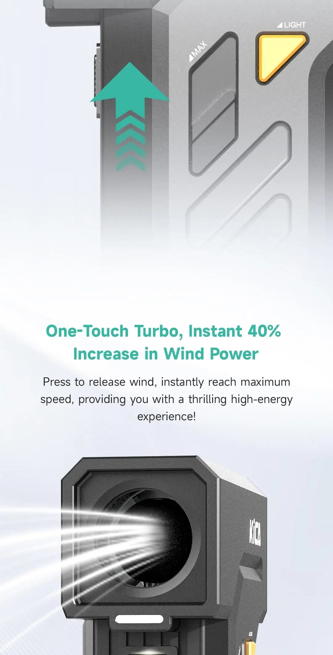 Portable Air Duster with Long Battery Life and Fast Speed