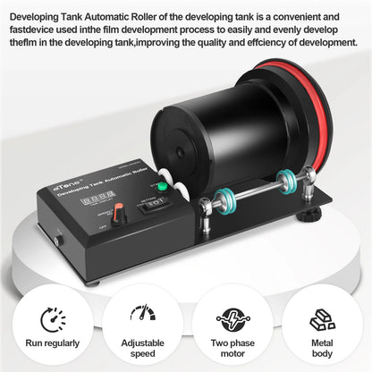 Automatic Darkroom Film Developing Base with Rod Kit
