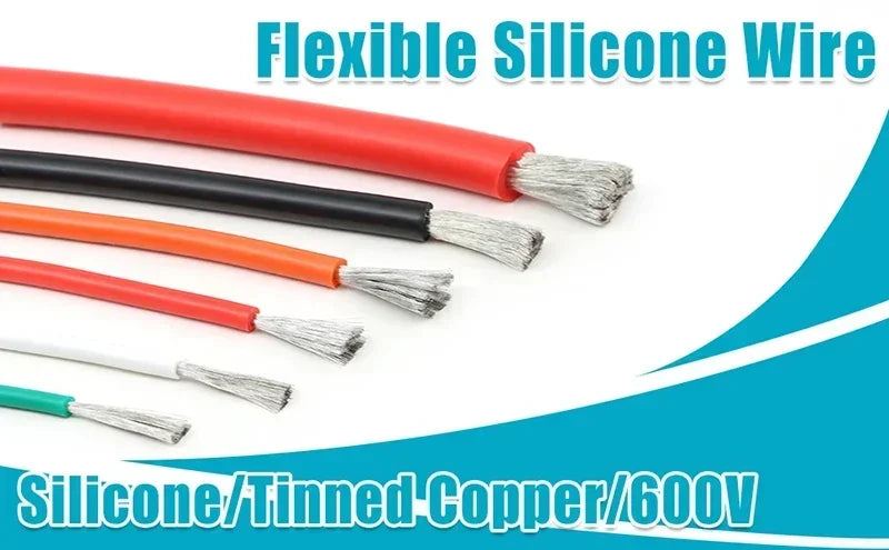 8AWG 2 Core Silicone Automotive Power Wire