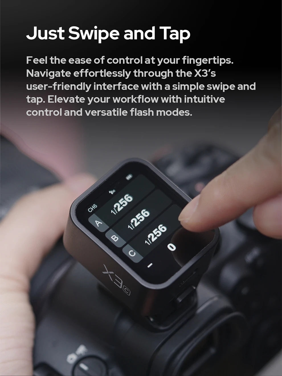 Fujifilm Wireless TTL Flash Trigger 2.4G Portable