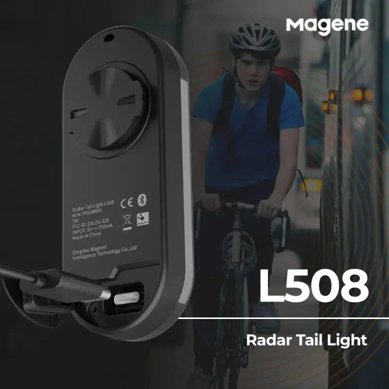 Cycling Radar Tail Light with Seatpost Mount