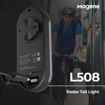 Cycling Radar Tail Light with Seatpost Mount