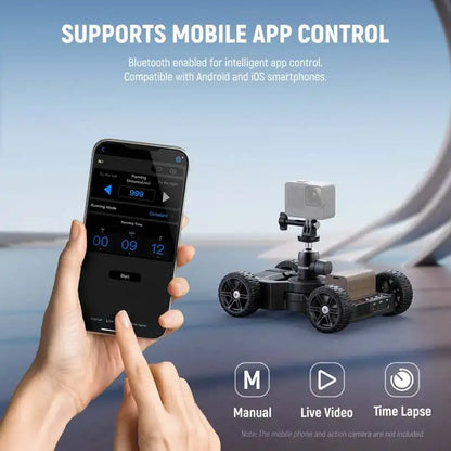 Motorized Camera Slider Dolly with App Control