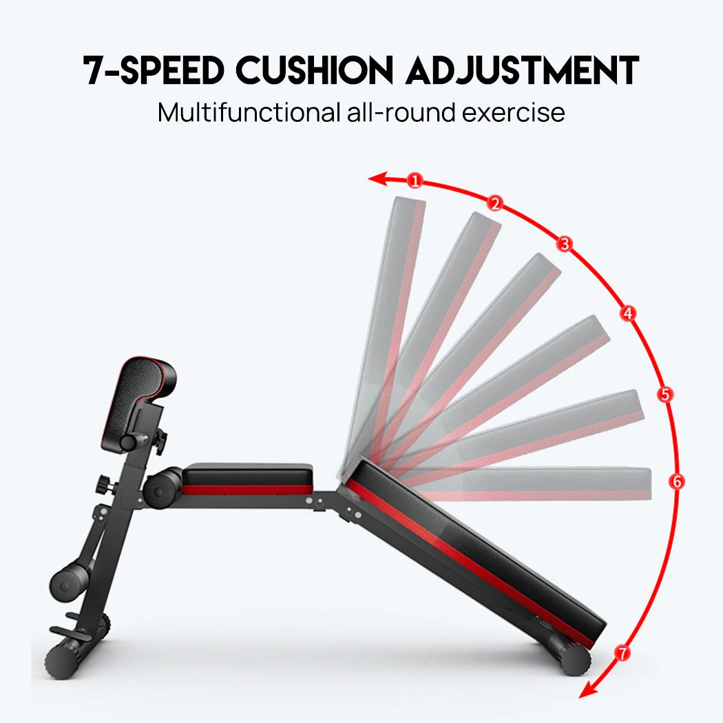 Adjustable Weight Bench Squat Rack Home Gym Equipment