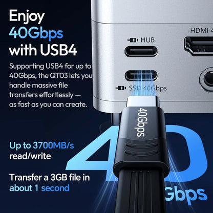 Mac Mini Docking Station with SSD Storage Expansion