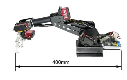 6DOF PS2 Controlled Robotic Arm with Gripper