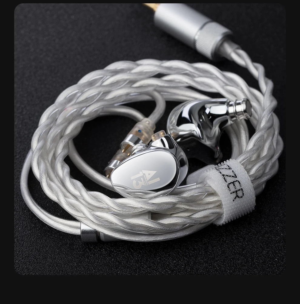 Hybrid HiFi Wired Earphones 1DD+2BA with OFC Cable