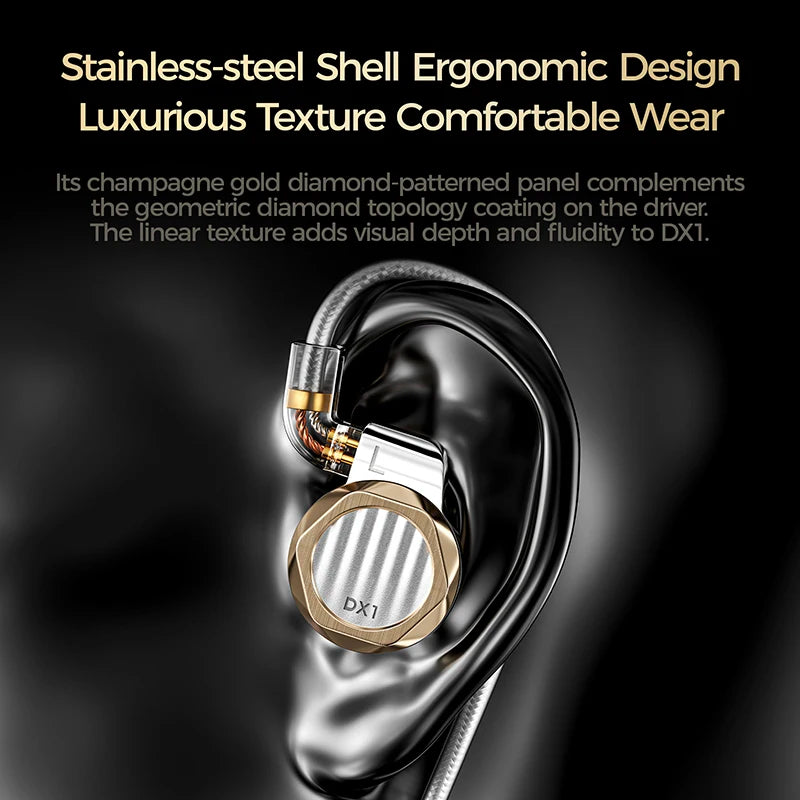 3.5mm Dynamic Driver HiFi In Ear Earphones Wired