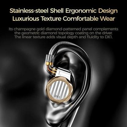 3.5mm Dynamic Driver HiFi In Ear Earphones Wired
