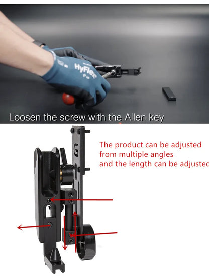 Sport Shooting Holster Adjustable Aluminum Belt Holster Competition Use