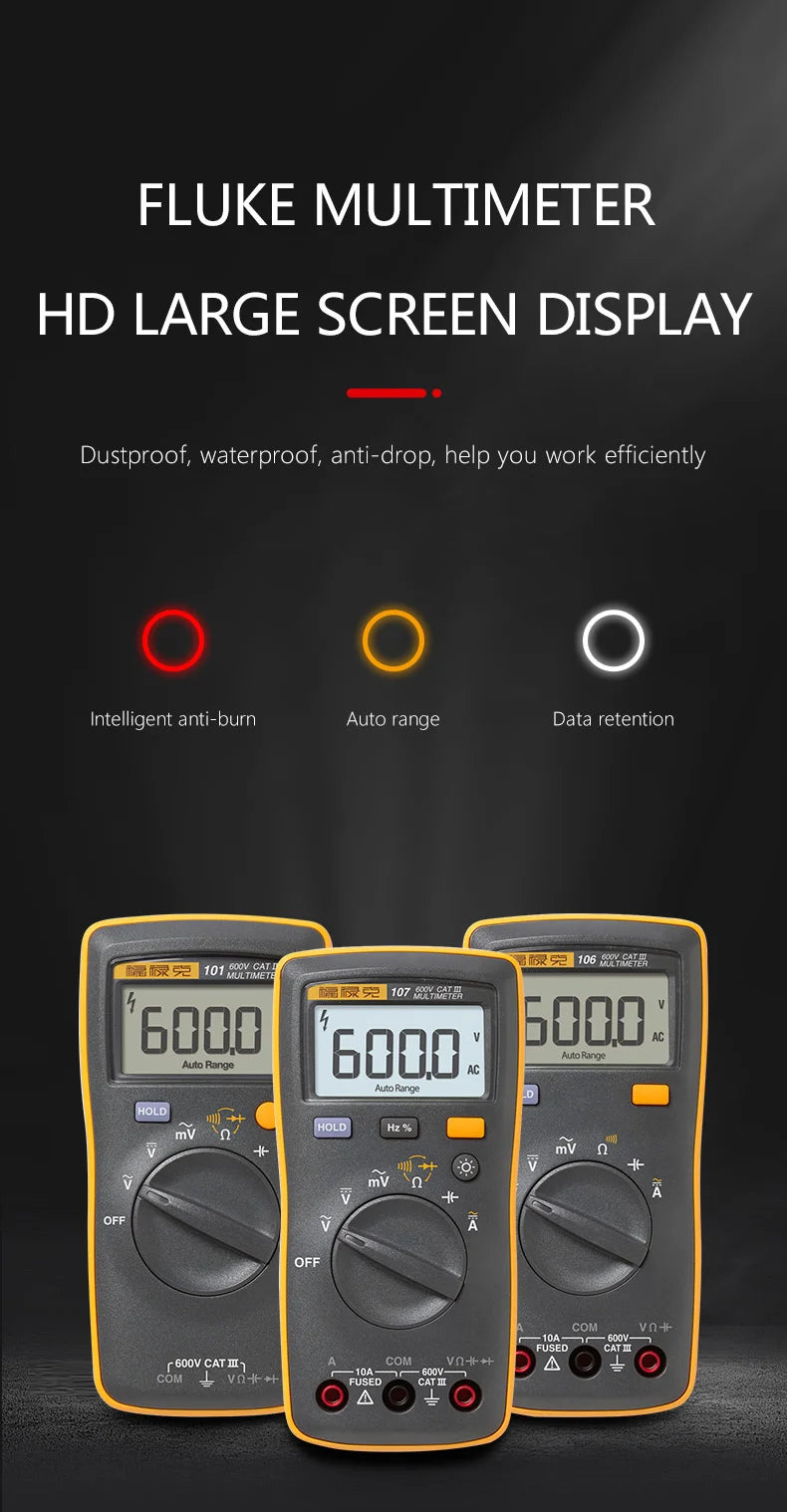 Professional Digital Multimeter for Electrical Testing and Diagnostics