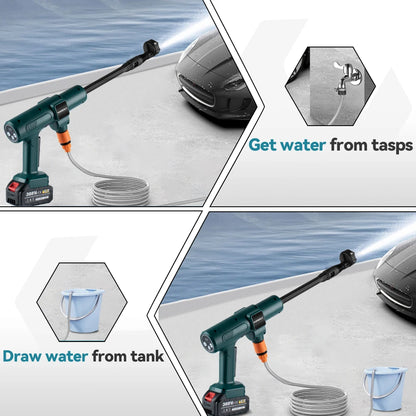 Portable 200Bar Car Washer with Multi-Mode Spray for Garden