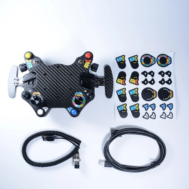 Racing Wheel Button Hub Controller with Paddle Shifters for PC