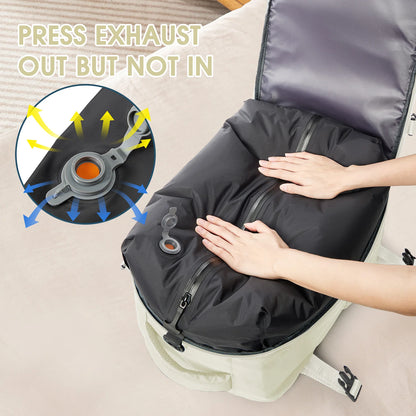 Carry On Backpack for Airline Cabin with Laptop Storage Purple
