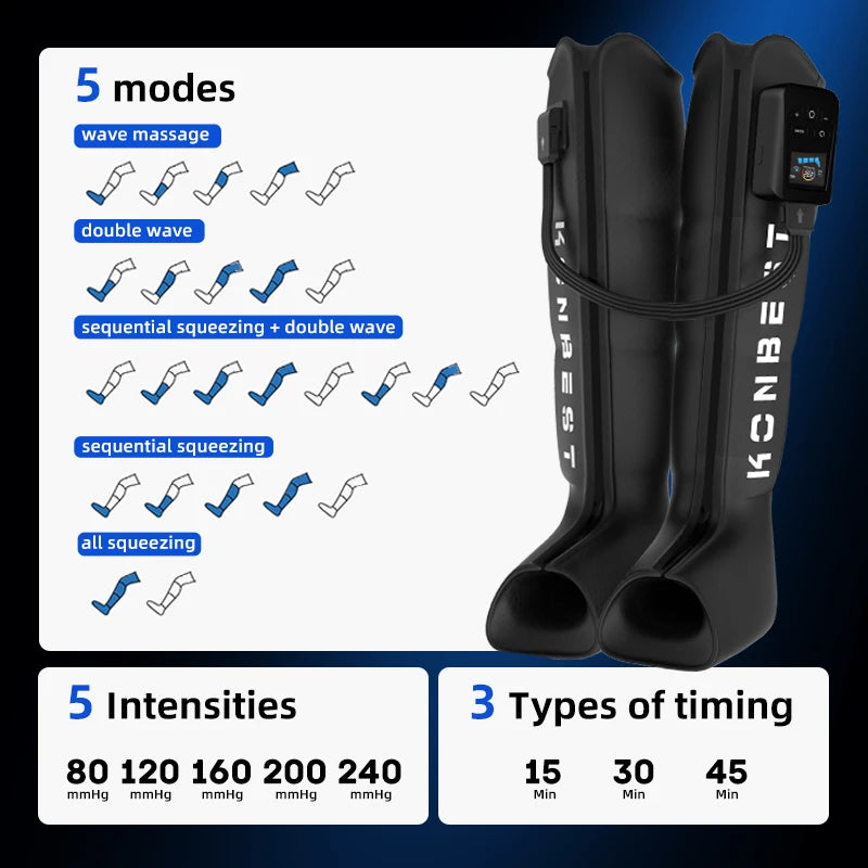 Max M Heavy Duty Compression Leg Massage System