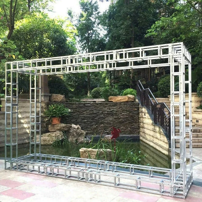 Three Piece Iron Square Truss Tower for Events and Performances