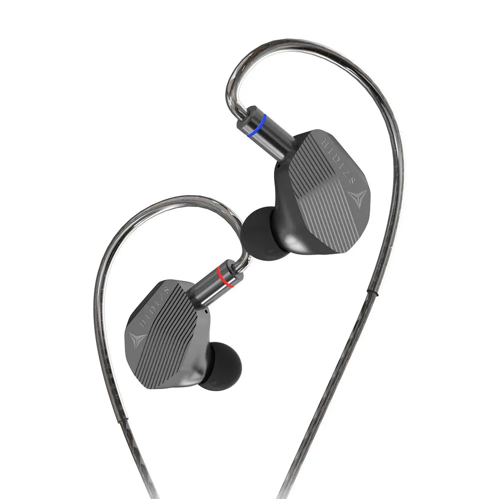 Professional Hybrid Earphones Gun Black 3.5mm Wired IEM