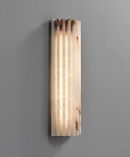 45cm Marble LED Wall Light with Soft Natural Illumination