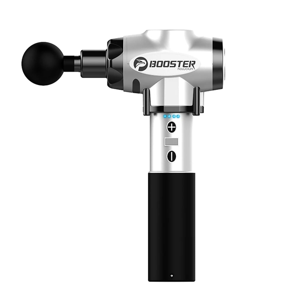 Silver Deep Tissue Massage Gun for Muscle Recovery