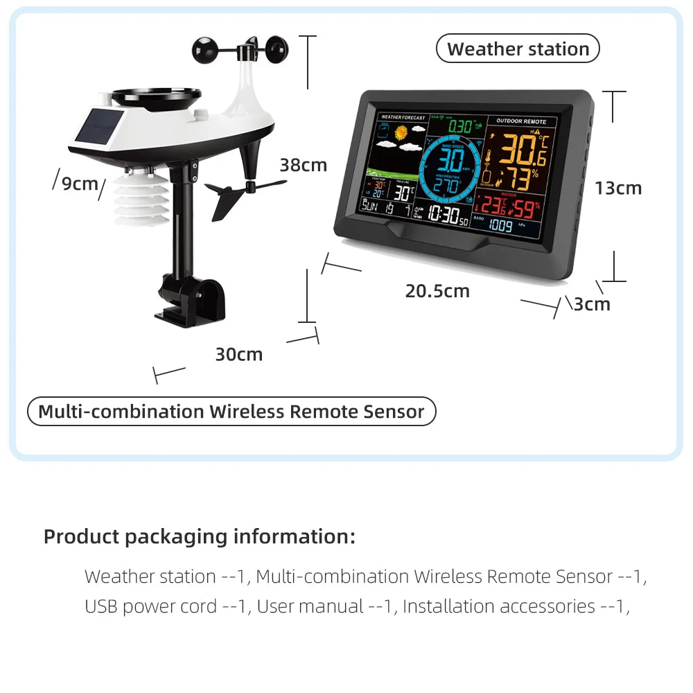 Professional Digital Weather Station for Accurate Forecasting