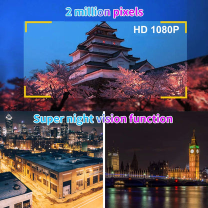 1080p Motorcycle DVR Front Rear Dual Camera Waterproof Night Vision