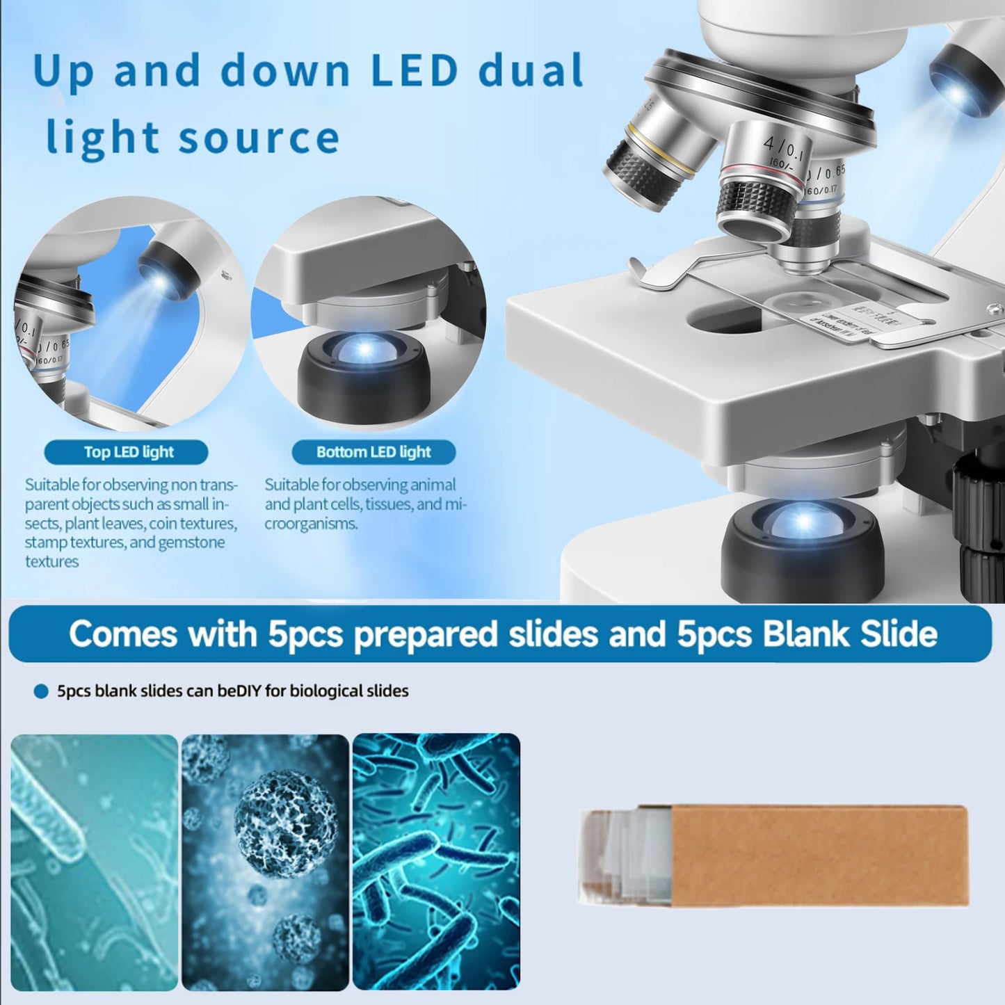 Wireless WiFi Digital Microscope with HD Magnification