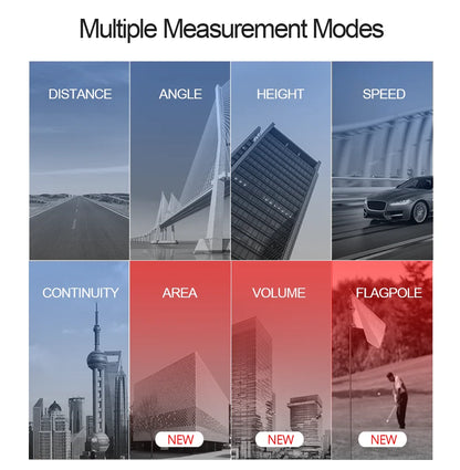 Laser Rangefinder Distance Meter with LCD Display