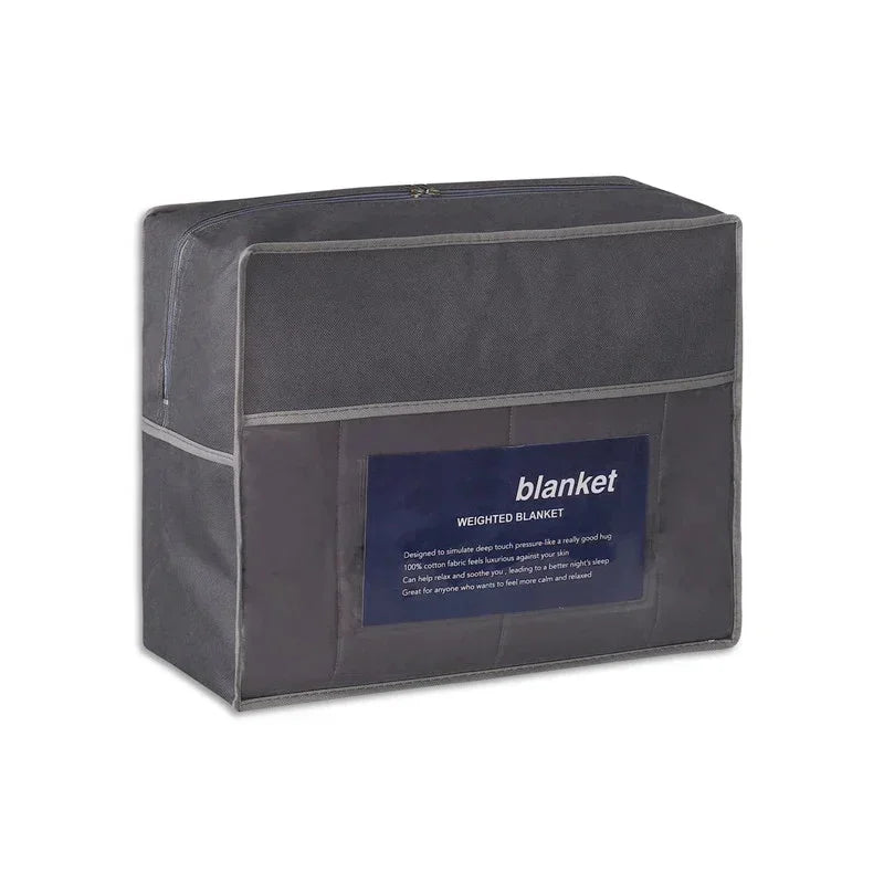 Soft Cotton 4.5kg Weighted Blanket for Stress Relief