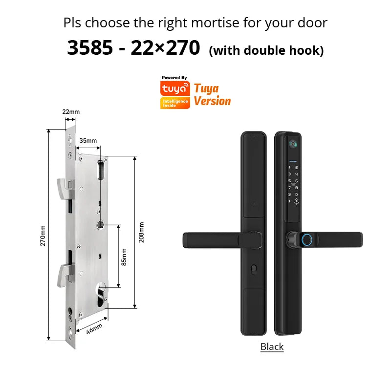 Smart Sliding Door Lock with WiFi and Fingerprint