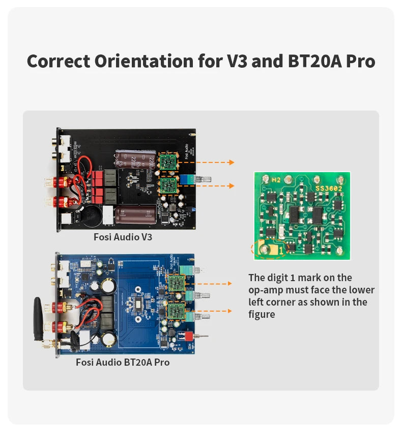 Dual Operational Amplifier Chip Replacement for BT20A Pro