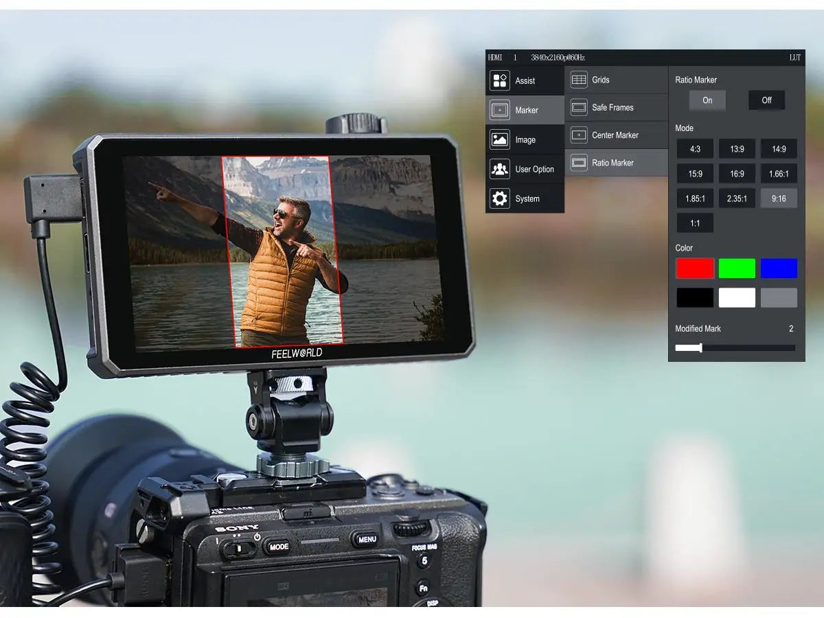 6-Inch 4K Camera Field Monitor 1500nit HDMI SDI