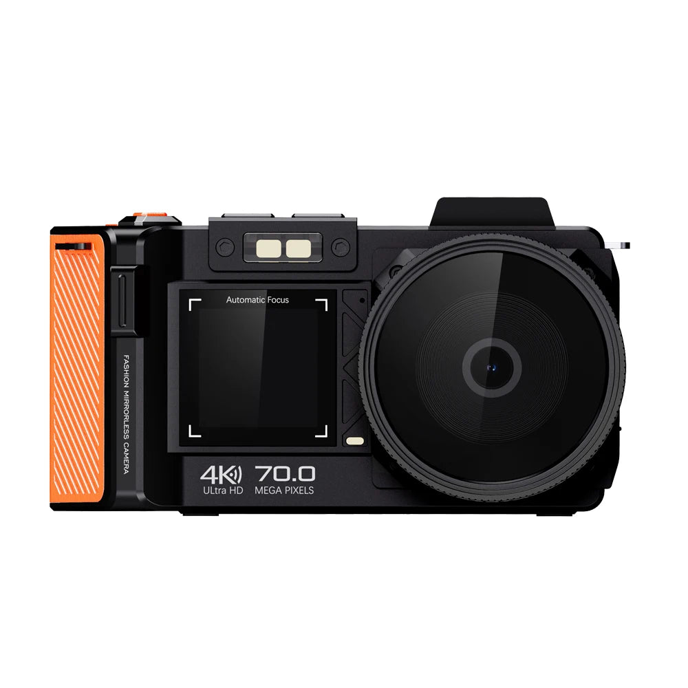 Dual-Screen 4K Digital Camera with WiFi & Autofocus