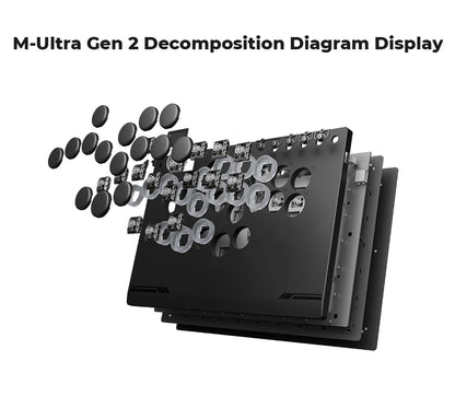 Aluminum Leverless Arcade Controller for PC PS5 PS4 Switch