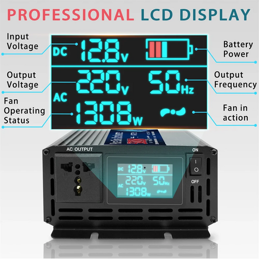 Heavy Duty 4000W Pure Sine Wave Inverter 48V to 220V