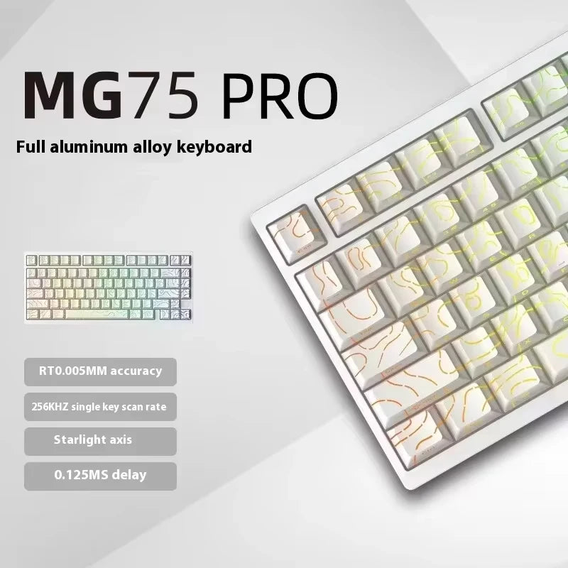 RGB Mechanical Keyboard Quick Dismantle Custom White