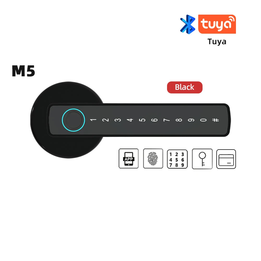 Smart Fingerprint Door Lock with Keypad and App Control