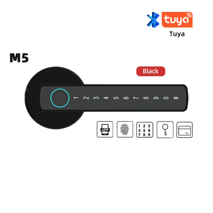 Smart Fingerprint Door Lock with Keypad and App Control