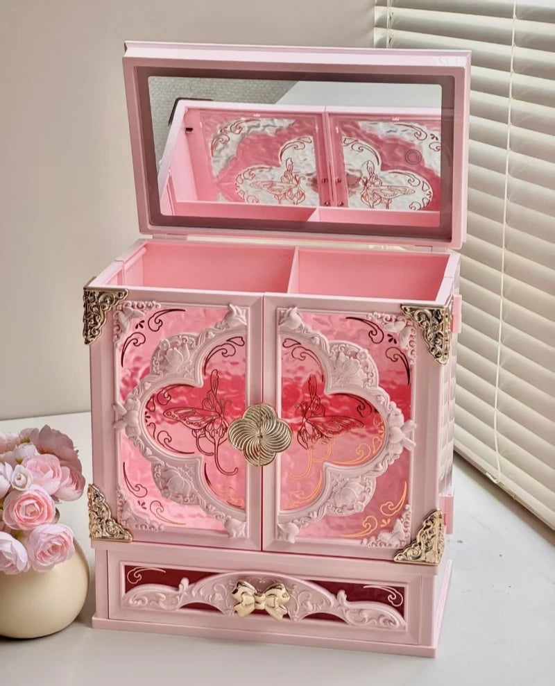 Acrylic Jewelry Display Case for Rings and Necklaces