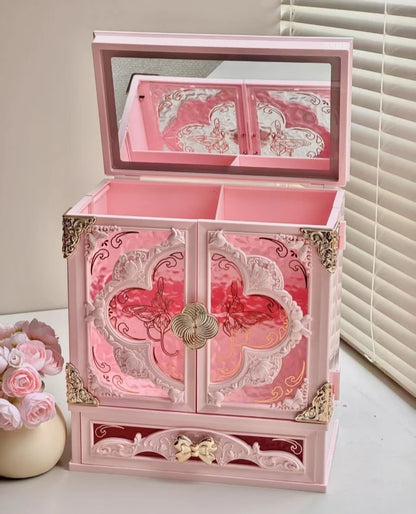Acrylic Jewelry Display Case for Rings and Necklaces