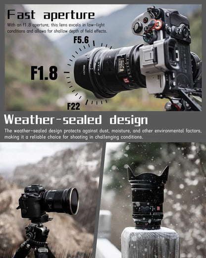 16mm F1.8 Full Frame Ultra Wide Lens Sony E Mount