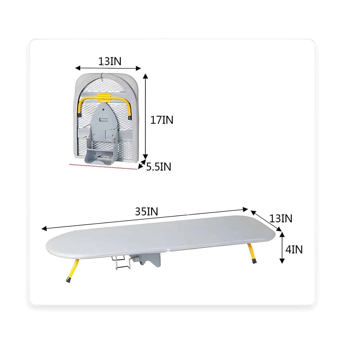 Compact Folding Ironing Board for Apartments