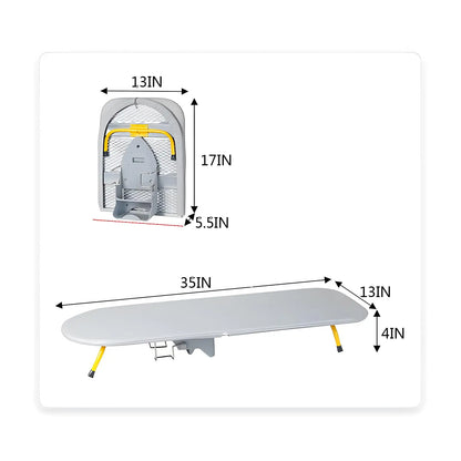 Wall Mount Fold Down Ironing Board Compact