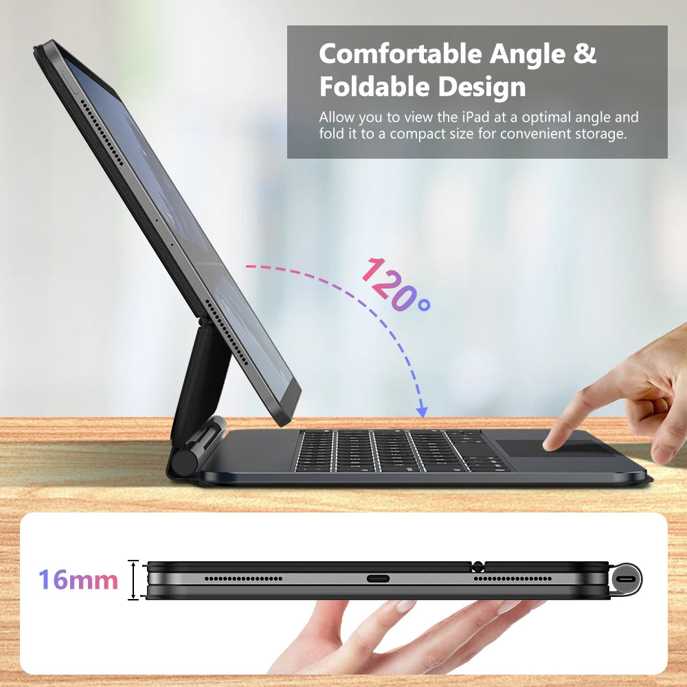 Magic Keyboard Case with Trackpad for iPad Air 11 Inch