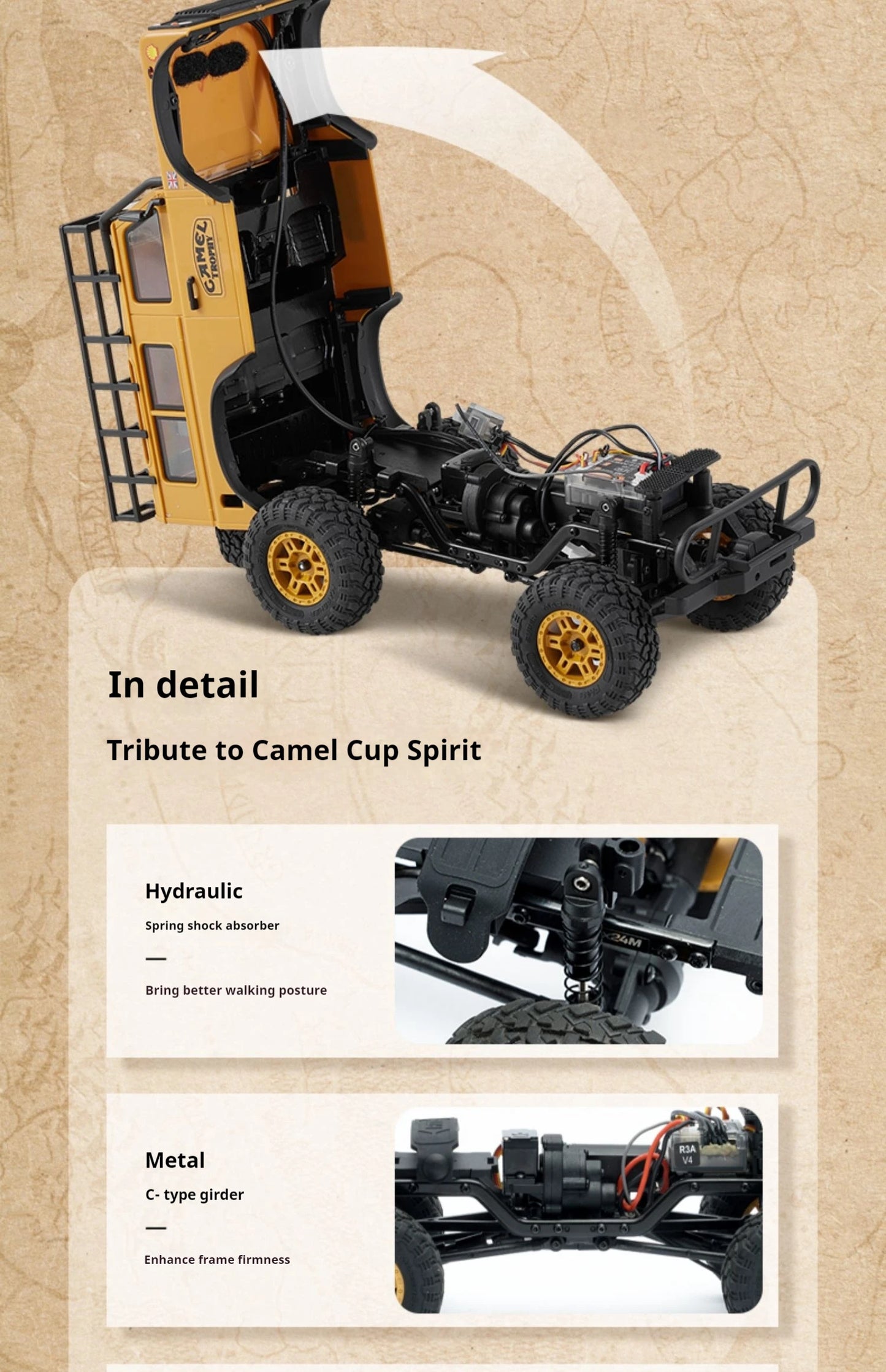 Cordless RC Defender D110 RTR Electric Rock Crawler Vehicle