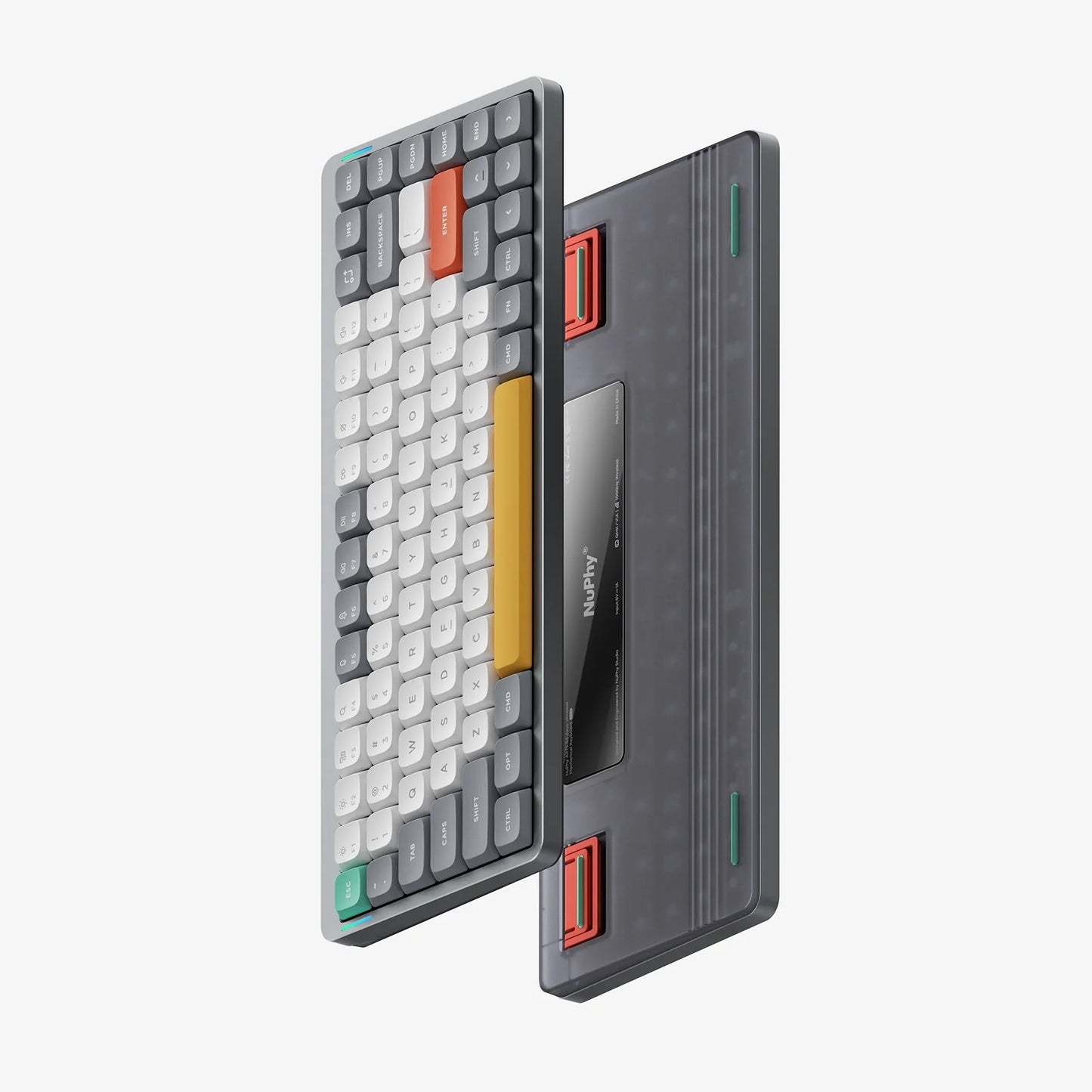 Wireless 75% Mechanical Keyboard Low Profile Bluetooth 2.4G