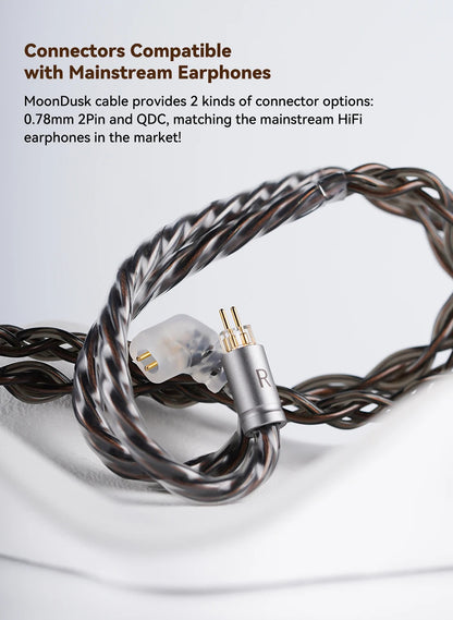 HiFi IEM Upgrade Cable 4.4mm 2Pin High-End Conductors
