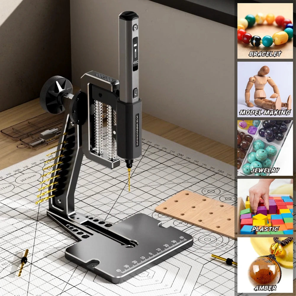 Mini Electric Drill Cordless Hand Tool Kit for DIY Crafts